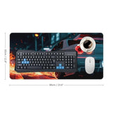 Jdm Car R34 Large Gaming Mouse Pad Non-Slip Rubber Base Desk Mat Computer Accessories For Office & Gaming Setups 30X60Cm
