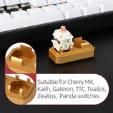 Runjrx Switch Opener, Mechanical Keyboard Switch Opener For Cherry Mx Akko Ttc Kailh Panda Switches (Gold)