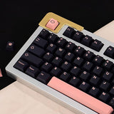 Pbt Keycaps Dye Sub 136 Keys Cherry Profile Pink Cat Keycaps Set Fit For 60% 6