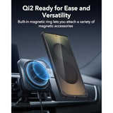 Samsung Galaxy S25 Ultra Case, MagSafe Compatible, Military-Grade, Clear Black
