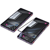 Case Compatible With Red Magic 10 Pro & 10S Pro With Screen Protector,Metal Frame + Clear Tempered Glass Back Cover,Purple