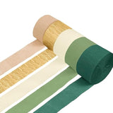 5 Rolls Sage Green Crepe Paper Streamers Wedding Birthday Party Decor