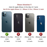 For Iphone 12 Pro Max Case With Camera Lens Cover Hd Screen Protector, Military Grade Drop Protection Magnetic Ring Holder Kickstand Protective Phone Case For Apple Iphone 12 Pro Max 6.7 Inch (Navy)