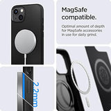 Spigen Mag Armor (MagFit) Compatible with MagSafe Designed for iPhone 13 Case (2021) - Matte Black