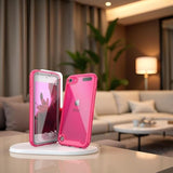 For Iphone 11 Case With Tempered Glass Screen Protector, Hybrid Drop Test Cover With Card Mount Kickstand Slim Fit Protective Phone Cover For Iphone 11 6.1 Inch, Blue