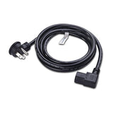Cable Matters 2-Pack 16 AWG Low Profile Right Angle Power Cord, 90 Degree Power Cord, 6 Feet (NEMA 5-15P to Angled IEC C13)