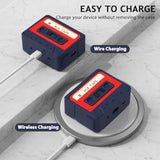 Airpods Pro 2 Case Cover, Funny Cassette Tape Design Case For Airpods Pro 2Nd Generation/1St Generation (2023/2022/2019), Cute Cartoon Fashion Silicone Protective Case For Women Men (Blue)