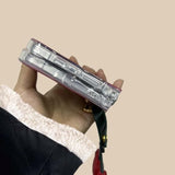 For Samsung Galaxy Z Flip 7 Cover, Cherry Pattern Fold Phone Cover With Key Chain For Women Ladies Girls, Cute Flip 7 Phone Case (With Chain)