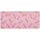 Western Cowgirl Boots And Flowers Gaming Mouse Pad Large Mousepad Extended Computer Keyboard Desk Pad Non-Slip Desk Mats For Work Game Home Office, 31.5 X 15.7 Inch