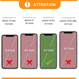 Crossbody Wallet Case For Iphone 13 Pro With Rfid Blocking Card Slot Holder, Magnetic Flip Folio Purse Case, Pu Leather Zipper Handbag With Detachable Lanyard Strap 6.1 Inch 5G (Black)