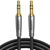 UGREEN 3.5mm Audio Cable Nylon Braided Aux Cord Male to Male Stereo Hi-Fi Sound for Headphones Car Home Stereos Speakers Tablets Compatible with iPhone iPad iPod Echo More 3FT