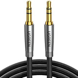 UGREEN 3.5mm Audio Cable Nylon Braided Aux Cord Male to Male Stereo Hi-Fi Sound for Headphones Car Home Stereos Speakers Tablets Compatible with iPhone iPad iPod Echo More 3FT