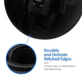 Mouse Pad Black Labrador Dog Mouse Pads For Desk With Non-Slip Rubber Base Office Computer Round Mousepad Mat For Home Office Desk Accessories