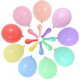 50Pack 10 Inch Pastel Balloons Thick Mixed Color Balloon, Multicolored Macaron Mixed Color Latex Balloons For Birthday Wedding Reception Engaged Baby Bridal Gift Party Decorations