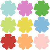 90 Pcs Spring Flower Cutouts Spring Floral Cut Outs, Assorted Color Flower Shape Paper Cut-Outs For Kids Diy Crafts Spring Easter Home School Classroom Bulletin Board Decorations