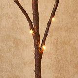 Lighted Branches Brown 32In 200 Warm White Fairy Lights, Lighted Willow Branches With Timer, Dimmer For Home Bedroom Fir