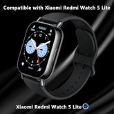 3 Pack For Xiaomi Redmi Watch 5 Lite Screen Protector (No Glass), Self-Healing, 3D Full Screen Coverage Soft Film, Anti Scratch Hd Clear Screen Protector, Black