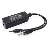 4-Pack 5V Poe Splitter, 48V To 5V 2.4A Adapter, Plug 3.5Mm X 1.35Mm, 5.5Mm X 2.1Mm Connector, Ieee 802.3Af Compliant, For Ip Camera And More