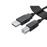 12Ft Extra Long USB-Printer-Cable 2.0 for HP OfficeJet Laserjet Envy, Canon Pixma, Epson Workforce, Stylus, Expression Home, Brother, Silhouette Cameo, Dell Scanner Fax Cord