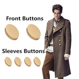 14Pcs Gold Blazer Buttons For Suits Blazers Sport Coats 20Mm 15Mm Plan