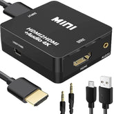 Hdmi Audio Extractor, 4K Hdmi To Hdmi Splitter 3.5Mm Aux Audio 1080P, Compatab