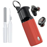 For Skullcandy Method 360 Anc Case Cover, Soft Silicone Protective Earbuds Case, Only Compatible With Skullcandy Method 360 Anc With Cleaner Kit Accessories Set(Red)