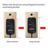 Qi Receiver Usb C, Thin Wireless Charging Receiver, Type C Wireless Charger Receiver For Galaxy A51/A20E/A20, Pixel 2 And Other Type-C Android Cell Phones(Short Version)