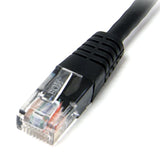 StarTech.com Cat5e Ethernet Cable - 10 ft - Black - Patch Cable - Molded Cat5e