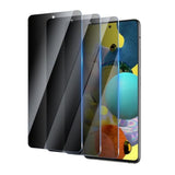 Privacy Screen Protector For Samsung Galaxy A51/A52/A52S 5G/A53 6.5 Inch 3 Pack, Tempered Glass Film Anti-Spy Scratch Resistant 9H Hardness Case Friendly