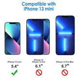 JETech Privacy Screen Protector Compatible with iPhone 13 mini 5.4-Inch, Anti Spy Tempered Glass Film, Case Friendly, 2-Pack