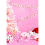 Candy Cane Banner Pink And White Glittery Christmas Candy Cane Banner Pink Xmas Christmas Gingerbread Winter Birthday Candies Theme Party Decoration Supplies