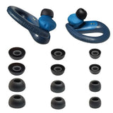 Replacement Ear Tips/Oval Earbuds Tips for JBL Earbuds,Fit Endurance Peak 3/Peak II/Peak III/Run 2, (S/M/L) 6 Pairs