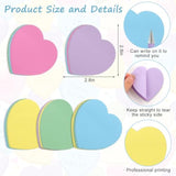 30Pcs Valentine Ballpoint Pens With Love Heart Sticky Notepads Mixed 5 Colors Stationery Gift Set For Wedding Anniversary Party Home Office Supplies