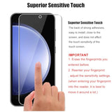 (3+3) For Samsung Galaxy S23 Fe 5G (3 Pack) Tempered Glass Screen Protector And (3 Pack) Camera Lens Protector, 9H Hardness, 2.5D, Anti Scratch
