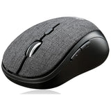 ADESSO iMouse S80 2.4Ghz Fabric Wireless Red Fabric Mini Optical Mouse, 5-Button (Black)