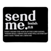 Christian Mouse Pad, Bible Verse Mouse Pads For Desk, Isaiah 6 8 Your 41 Is Coming, Scripture Non-Slip Rubber Base Mouse Pads For Wireless Mouse, Computers, Laptop, Office, 9.5X7.9 Inch