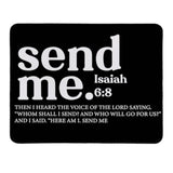 Christian Mouse Pad, Bible Verse Mouse Pads For Desk, Isaiah 6 8 Your 41 Is Coming, Scripture Non-Slip Rubber Base Mouse Pads For Wireless Mouse, Computers, Laptop, Office, 9.5X7.9 Inch