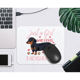 Dachshund Gift Mouse Pad - Dachshund Gifts For Women, Dachshund Gift Mousepad With Non-Slip Rubber Base For Laptop Computer Keyboard Desktop (9.5×7.9 Inch)