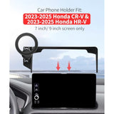 MaserWeller Car Phone Holder for Honda HR-V 2023-2025 Accessories/CR-V 2023 2024 2025 Accessories 7/9-inch Screen Fixed Clip, Phone Mount Compatible with MagSafe, 360° Rotation Cell Phone Holder