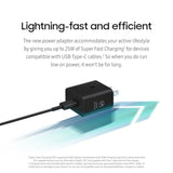 Samsung 25W Wall Charger Power Adapter, Cable Not Included, Super Fast Charging, Compact Design, Energy Efficient, Compatible with Galaxy and USB Type C Devices, Black