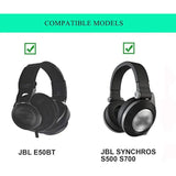 E50Bt Replacement Ear Pad Earpad Cushion Cover Compatible With Jbl Synchros E50Bt E50 S500 S700 Wireless Headphones (Black)