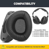 Earpads Replacement Cushion Compatible With Sennheiser Hdr160/Rs160,Hdr170/Rs170,Hdr180/Rs180,Hdr190/Rs190 Headphones Premium Ear Pads With Softer Protein Leather/Memory Foam