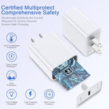 For Iphone 16E Usb C Super Fast Charging Wall Charger Block For Samsung Galaxy S25 Ultra,S25 Plus,S24,A16,A26,A15,A25,A14,S23,S22,S21,A56,Z Fold7,Watch 7,Google Pixel 9Pro,Moto Android Type C Charger