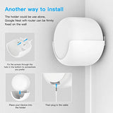 Smart Home Outlet Wall Mount Only For Google Nest Wifi Router(2Nd Generation) - Easy Installation And No Cord Clutter Holder Bracket For Google 4X4 Ac2200 Nest Mesh Wi-Fi Router (2-Pack)