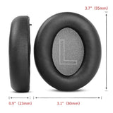 Life Q20 Earpads Ear Cushions Replacement Compatible With Anker Soundcore Life Q20/Q20 Bt Headphone Protein Leather Ear Covers