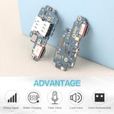 Dock Connector For Samsung Galaxy S22 Ultra Charging Port Flex Cable Replacement For Samsung S22 Ultra 5G Sm-S908U Sm-S908U1 Usb Charger Dock Board Connector With Tools (Black)