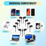 200 Pack Earbuds Bulk Kids Earphones 3.5 Mm Classroom Headphones For Students