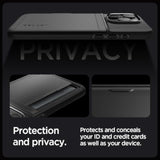 Spigen Slim Armor CS Designed for iPhone 15 Pro Case Military-Grade Protection Black