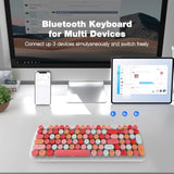 Wireless Bluetooth Keyboard For Mac, Ipad, Iphone, Pc, Laptop & Android, Conne