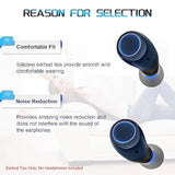 3 Pairs Replacement Silicone Eartips Earbuds Eargels Compatible With Jbl Tune120 T125Tws T120Tws Earphones